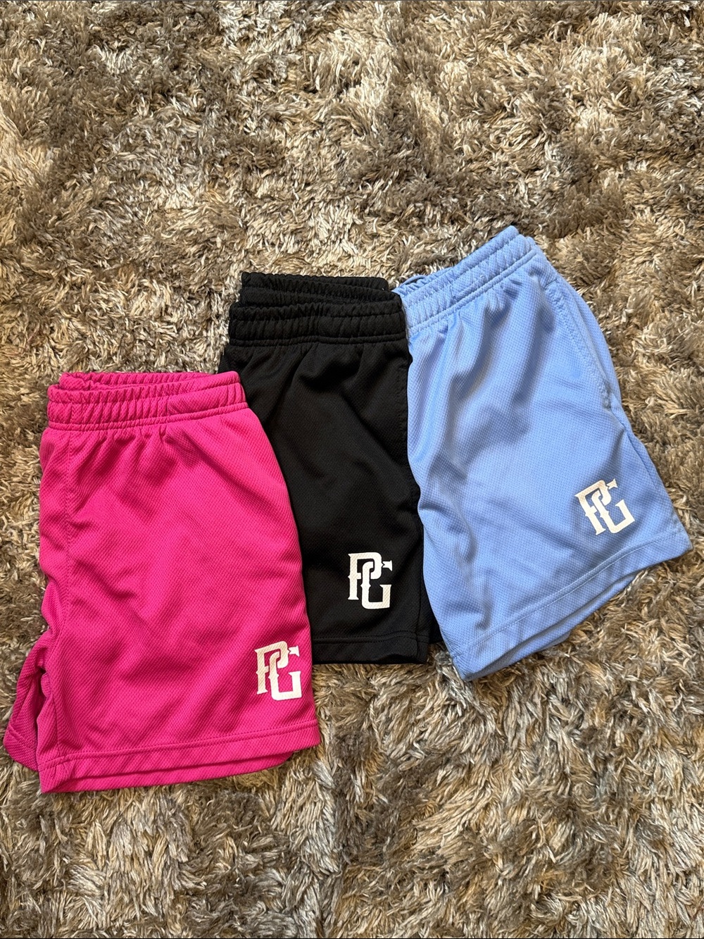Perfect Game YXL Pink, Blue, Black Baseball Shorts